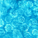 Lumin Fabrics - Bloom Grove - Floral Tossed, Teal Surf
