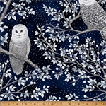 Hoffman California - Midnight Perch - Owls, Midnight/Silver