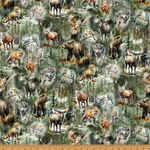 Hoffman California - Stag and Stone - Forest Animals, Woodland