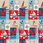 Blank Quilting - Harbor Days - Patch, Multi