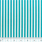 Anthology - Be Colourful - Batik Stripes, Teal/White