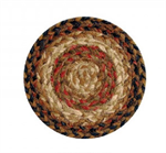 Braided Trivet - Russet, 8^ (Round)