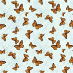 Blank Quilting - Florinda - Butterflies, Sky Blue