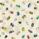 Michael Miller - Explorer - Beetles & Bugs, Beige