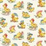 Freckle + Lollie - Little Darlings - Springtime For Duckling, Cream