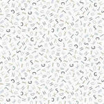 Timeless Treasures - Full of Wonder - Tossed Alphabet, Cream