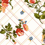 Maywood Studio - Belle Epoque - Floral Plaid, Cream