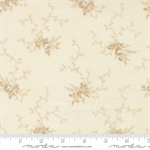 Moda - Breathtaking Blues - Rose Garden, Porcelain Ecru