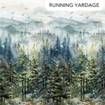 Northcott - Altitude - Ombre Running Yardage, Blue