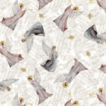Blank Quilting - Silent Night - Angels, Silver