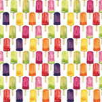 Timeless Treasures - Fruity Popsicles - Tropical Popsicles, Multi