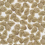 Hoffman - Home Sweet Home - Pinecones, Taupe/Gold
