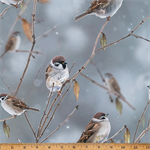 Hoffman California - Frosted Holidays - Sparrow, Multi