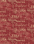 Wilmington Prints - Colors Of Courage - Words All Over, Red