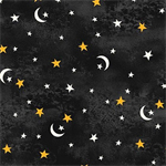 Studio E - Camping Gnomes - Nightime Stars, Dark Charcoal