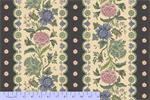 Marcus Fabrics - For Rosa - Floral Stripe, Cream