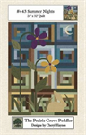 Quilting Pattern - Summer Nights - 24^ x 32^ Scrappy Wallhanging