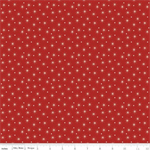 Riley Blake - Christmas Greetings - Christmas Lights, Red