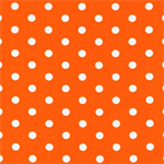 Robert Kaufman - Pimatex Basics - Dots, Orange