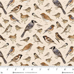 Henry Glass - Whimsical Woods - Birds, Beige