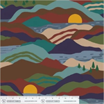 Windham Fabrics - Winter Fleece Print - Valley Creek, Multi