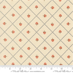 Moda - Nature's Sketchbook - Mushroom and Grid, Pearl