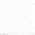 Riley Blake - Blossom, Gray Dots on White