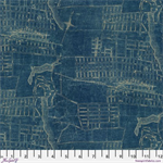 Free Spirit - Tim Holtz - Palette Curated - Map, Blue