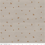 Riley Blake - Covered Bridges in Fall - Acorn Ditsy, Tan