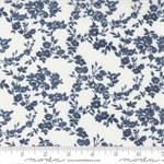 Moda - Nantucket Summer - Surfside Small Floral, Cream/Navy