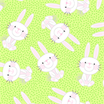 Kanvas Studio - Hippity Hoppity - Bunny Hop, Green