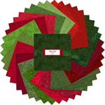 Wilmington Prints - 10 Karat Crystals - Holly Jolly