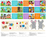 Studio E - Huggable & Lovable - 36^ There is a Mouse, Small Book Panel