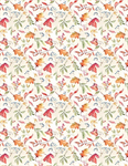 Wilmington Prints - Autumn Day - Leaves & Berries, Tan