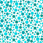 Blank Quilting - Ovarian Cancer Inspiration - Dots, Teal