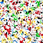 A.E. Nathan - Comfy Flannel Prints - Paint Splotches, White