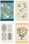 Riley Blake - Floral Gardens - 36^ x 54^ Home Decor Tea Towel Panel