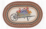 Braided Rug - Wheelbarrow, 20^ X 30^ (Oval)