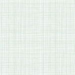 P & B Textiles - Dream Drifters - Cross Hatching, White/Mint