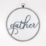 Double Sided Wooden Sign - ^Gather^ or Letter Board (Reversible)