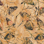 Island Batiks - Cotton Batik 2021 - Monarch, Weeds