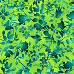 Studio E - Beauty in Bloom - Tonal Vine, Lime Green/Peacock