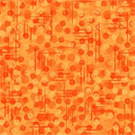 Blank Quilting - Jot Dot Basic, Orange