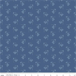 Riley Blake - Bee Basics - Heart, Blue