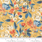 Moda - Nutmeg - Cornucopia Large Floral, Custard