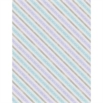 Wilmington Prints - Butterfly Haven - Diagonal Stripe, Purple/Blue