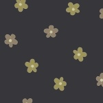 Marcus Fabrics - San Mateo - Small Flowers, Charcoal