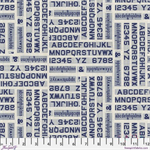 Free Spirit - Tim Holtz - Palette Curated - Typography, Indigo