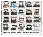 Riley Blake - Press On - 36^ Iron Patch Panel, Multi