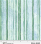 P & B Textiles - Baby Safari Animals - Stripe, Sea Green